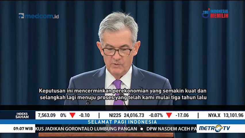 The Fed Kembali Naikkan Suku Bunga Acuan