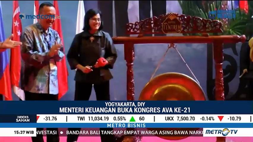 Sri Mulyani Buka Kongres Penilai Tingkat ASEAN di Yogyakarta