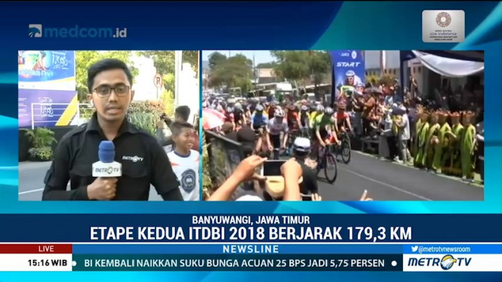 Etape Kedua ITdBI 2018 Dimenangkan Pembalap Indonesia