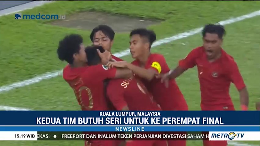 Timnas U-16 Incar Poin Penuh dari India