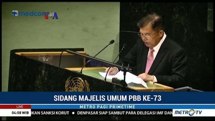 JK Soroti Perdamaian Palestina di Sidang Umum PBB