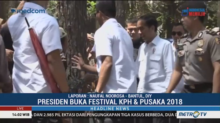 Jokowi Buka Festival KPH Tingkat Nasional dan Pameran Usaha Kehutanan