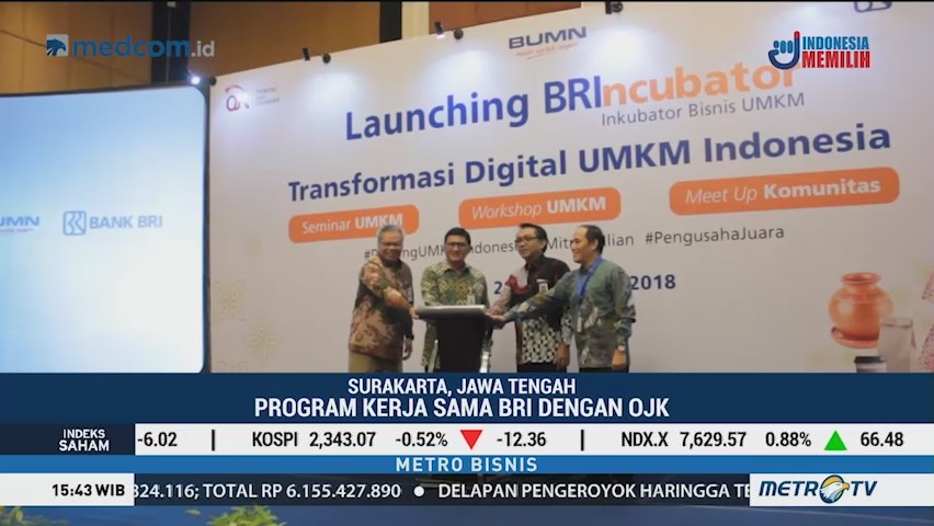 BRI Luncurkan BRIncubator untuk Kembangkan UMKM