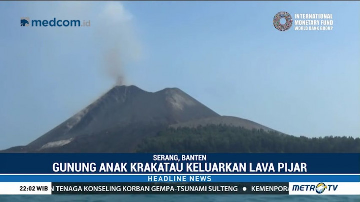 Aktivitas Gunung Anak Krakatau Meningkat