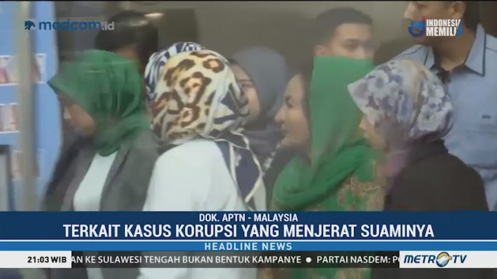 Istri Najib Razak Ditahan KPK Malaysia