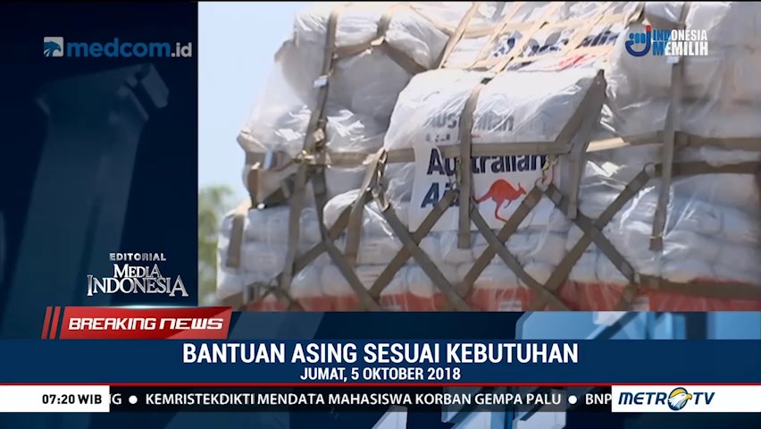 Bantuan Asing Sesuai Kebutuhan