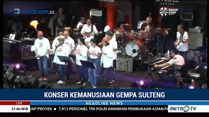 100 Musisi Gelar Konser Kemanusiaan untuk Korban Gempa Sulteng