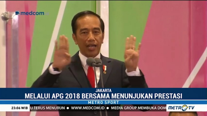 Jokowi Sambut Peserta Asian Para Games dengan Bahasa Isyarat