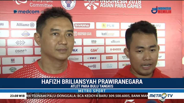 Beregu Putra RI Hadapi Thailand di Semifinal Bulu Tangkis Asian Para Games