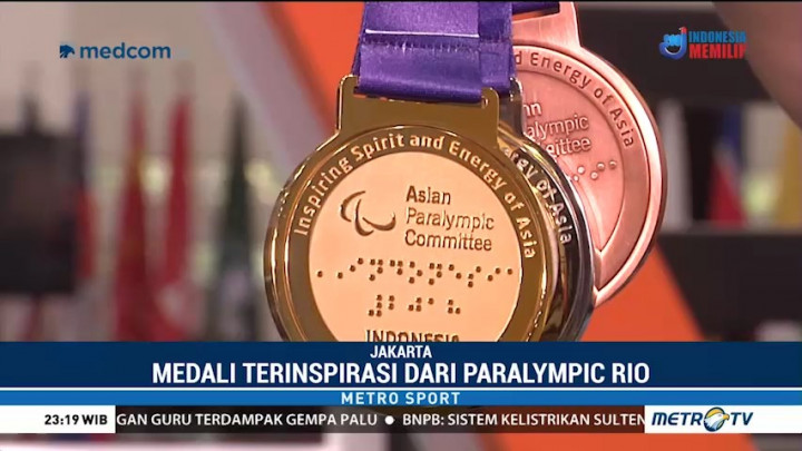Begini Desain Medali Asian Para Games 2018