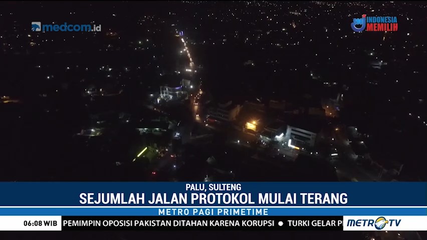 Kota Palu Kembali Terang