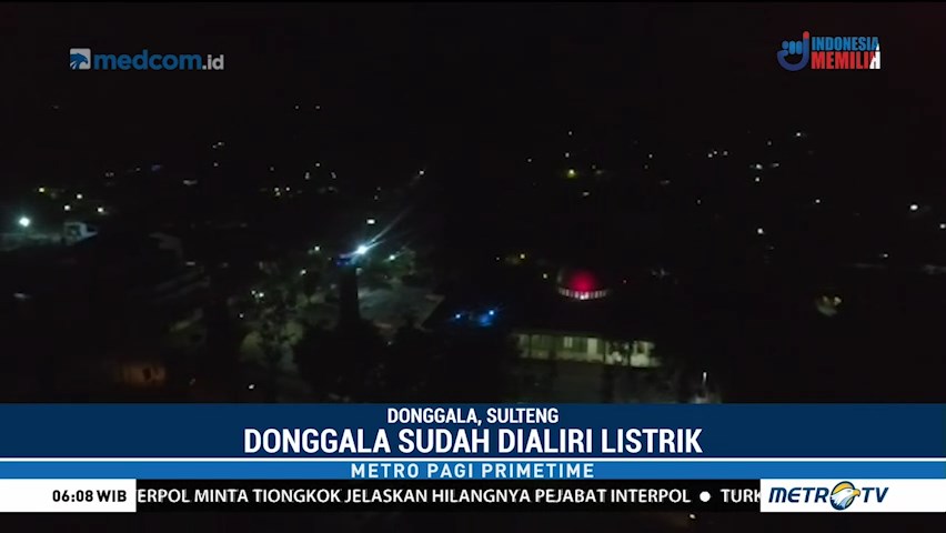Donggala Sudah Dialiri Listrik
