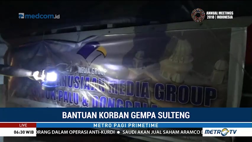 Media Group Salurkan Bantuan ke Desa Lalombi