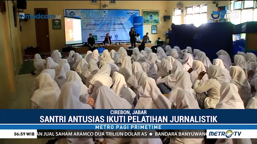 Metro TV Tularkan Ilmu Jurnalistik ke Santri Ponpes KHAS