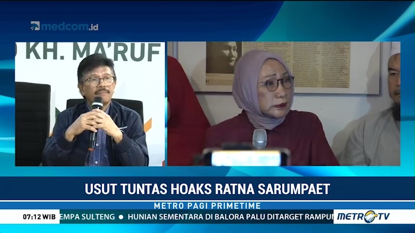 Polisi Diminta Usut Tuntas Hoaks Ratna Sarumpaet