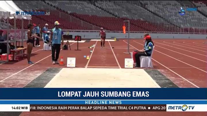 Rica Oktavia Sumbang Medali Emas dari Lompat Jauh