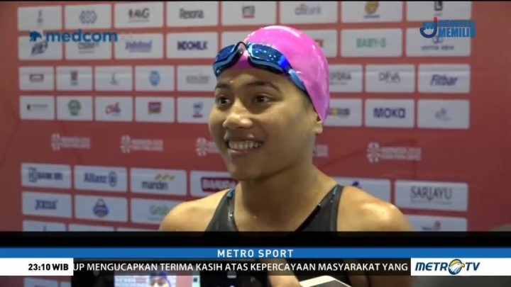 Syuci Indriani Rebut Emas Para Renang