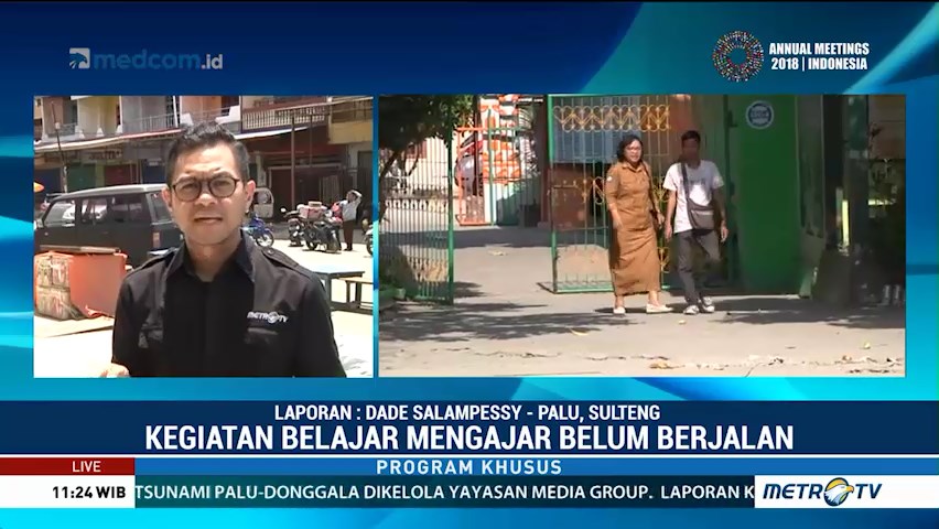 Kegiatan Belajar Mengajar di Palu Belum Berjalan