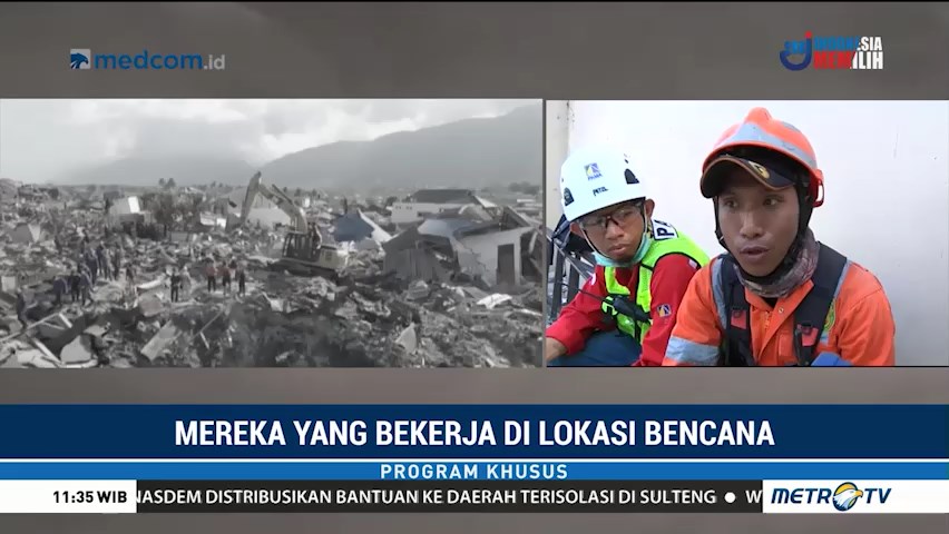 Mereka yang Bekerja di Lokasi Bencana