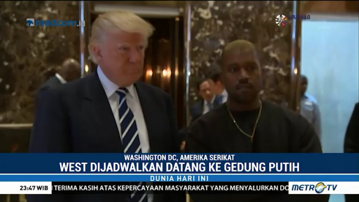 Kanye West dan Donald Trump akan Makan Siang Bersama di Gedung Putih