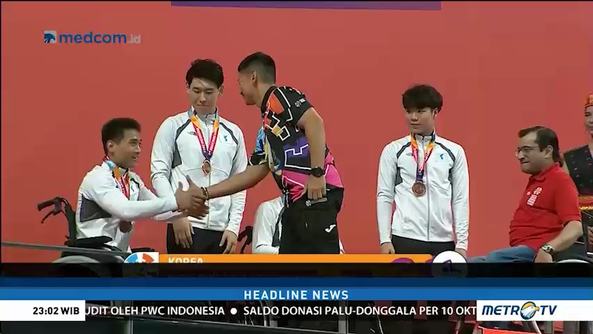 Cetak Sejarah, Tim Korea Bersatu Raih Medali Perdana di Asian Para Games