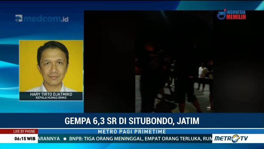 BMKG: Gempa Situbondo Berjenis Dangkal