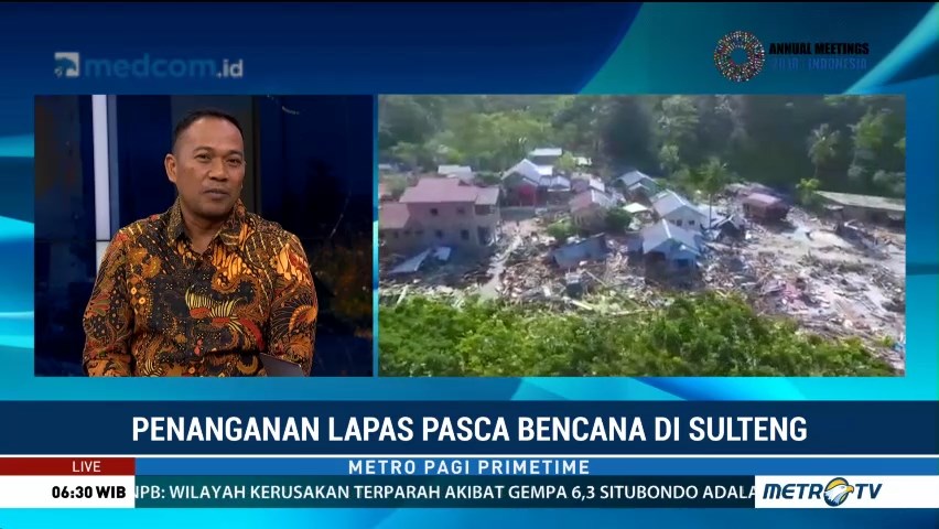 Penanganan Lapas Pasca-bencana di Sulteng
