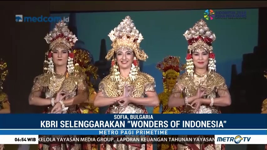 KBRI Bulgaria Gelar Acara Bertajuk Wonders of Indonesia