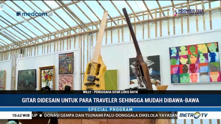 Keunikan Gitar Batik khas Nusantara