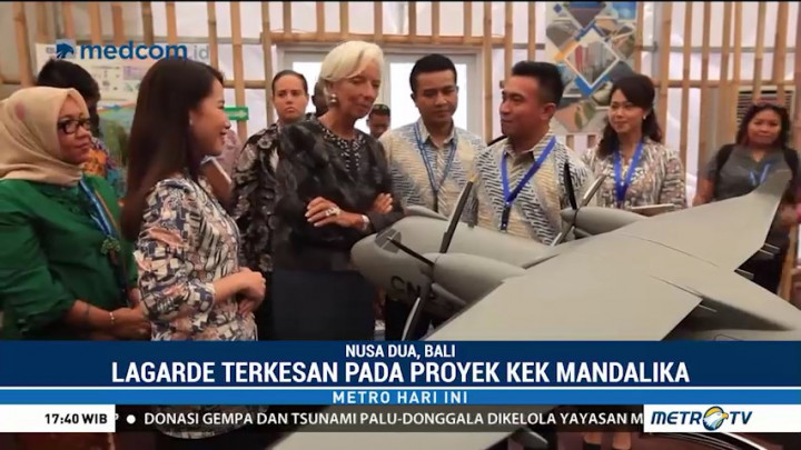 Bos IMF Terkesan dengan Paviliun Indonesia