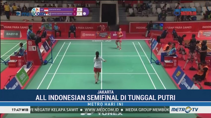 Leani Oktila Melaju ke Final Bulu Tangkis Asian Para Games