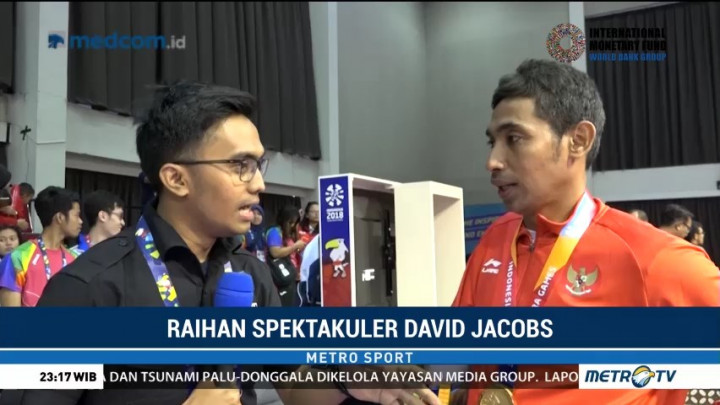 Raihan Spektakuler David Jacobs di Asian Para Games 2018