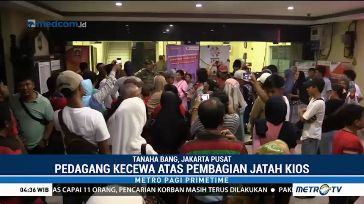 Tak Dapat Jatah Kios, Pedagang Tanah Abang Protes ke Kecamatan