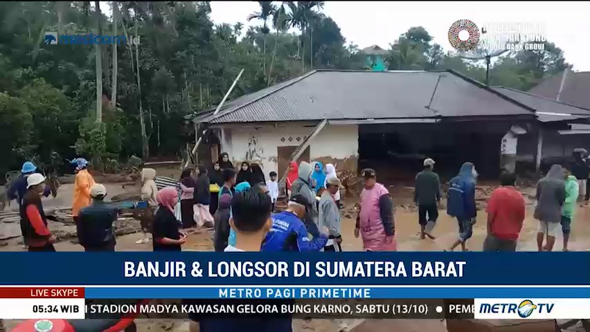 Kondisi Terkini Banjir dan Longsor di Sumbar