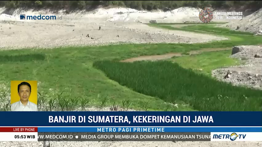 Banjir di Sumatera, Kekeringan di Jawa