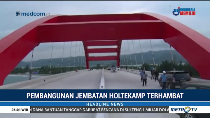 Pembangunan Jembatan Holtekamp Terhambat Akibat Sengketa Tanah Adat