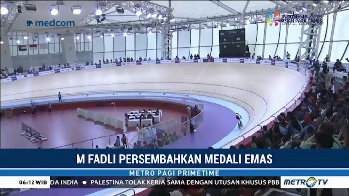 M Fadli Persembahkan Emas dari Cabor Balap Sepeda