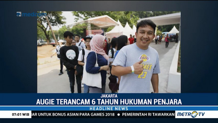 Augie Fantinus Resmi Ditahan Polisi