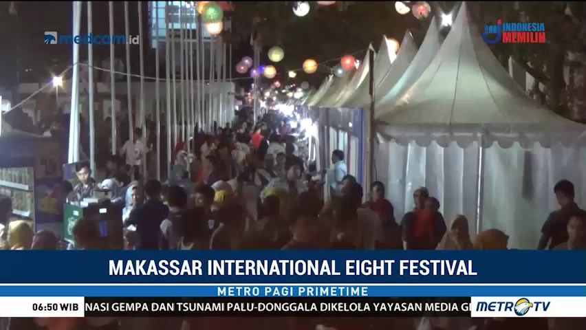 Warga Antusias Ramaikan Makassar International Eight Festival