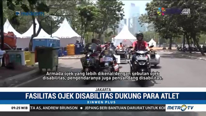 Fasilitas Ojek Disabilitas Dukung Para Atlet Asian Para Games
