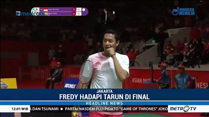 Fredy Setiawan Sumbang Medali Perak untuk Indonesia