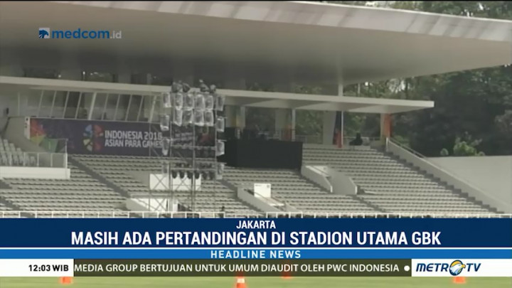 Penutupan Asian Para Games 2018 Digelar di Stadion Madya GBK