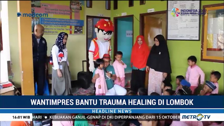 Wantimpres Beri <i>Trauma Healing</i> untuk Anak Korban Gempa Lombok