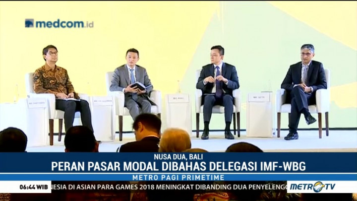 Optimalisasi Pasar Modal Dibahas di Pertemuan IMF-WB 2018