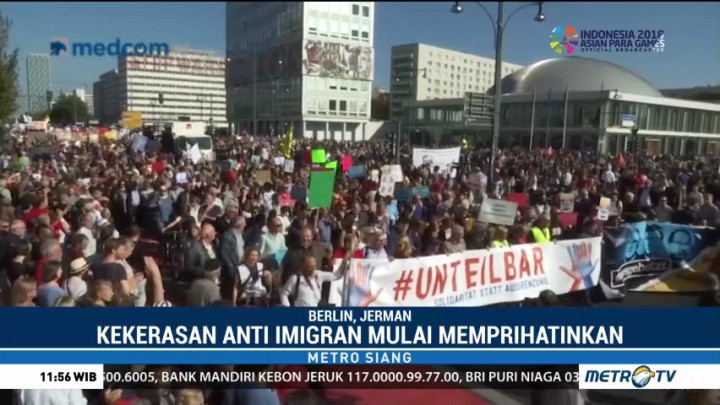 Warga Berlin Turun ke Jalan Protes Rasialisme dan Diskriminasi