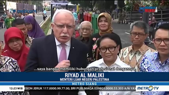 Menlu RI dan Palestina Resmikan Palestine Walk: Road to Freedom