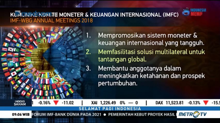 Hasil Pertemuan IMF-World Bank 2018