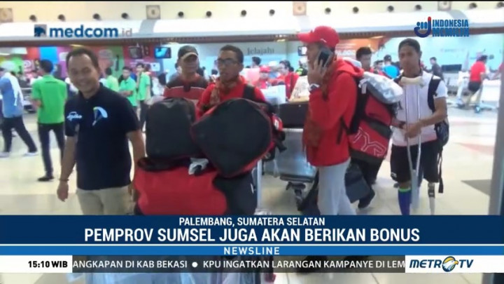 Kepulangan Atlet APG Asal Palembang Dapat Sambutan