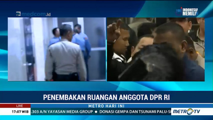 Dua Ruang Kerja Anggota DPR RI Ditembak
