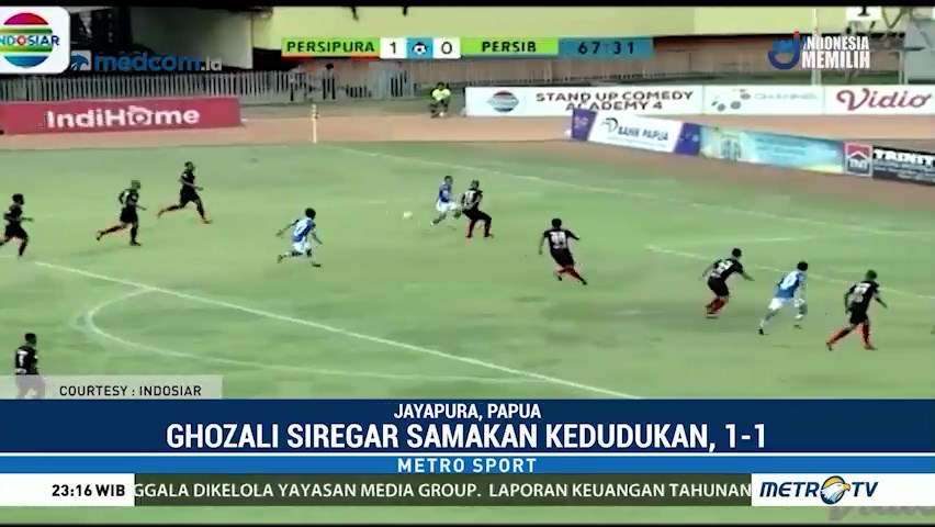 Persib Curi Poin di Markas Persipura